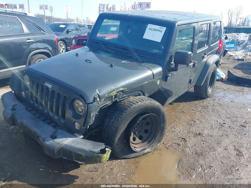 2018 Jeep Wrangler Jk Unlimited Sport S 4x4 1C4BJWDG3JL830200 photo 1