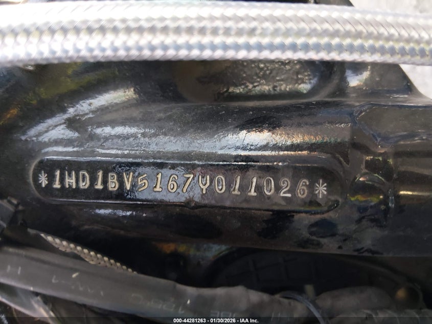 2007 Harley-Davidson Fxst VIN: 1HD1BV5167Y011026 Lot: 44281263