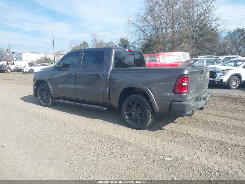 Vin: 1c6srfjp7tn154877, lot: 44777635, ram 1500 laramie  4x4 5'7 box 20263