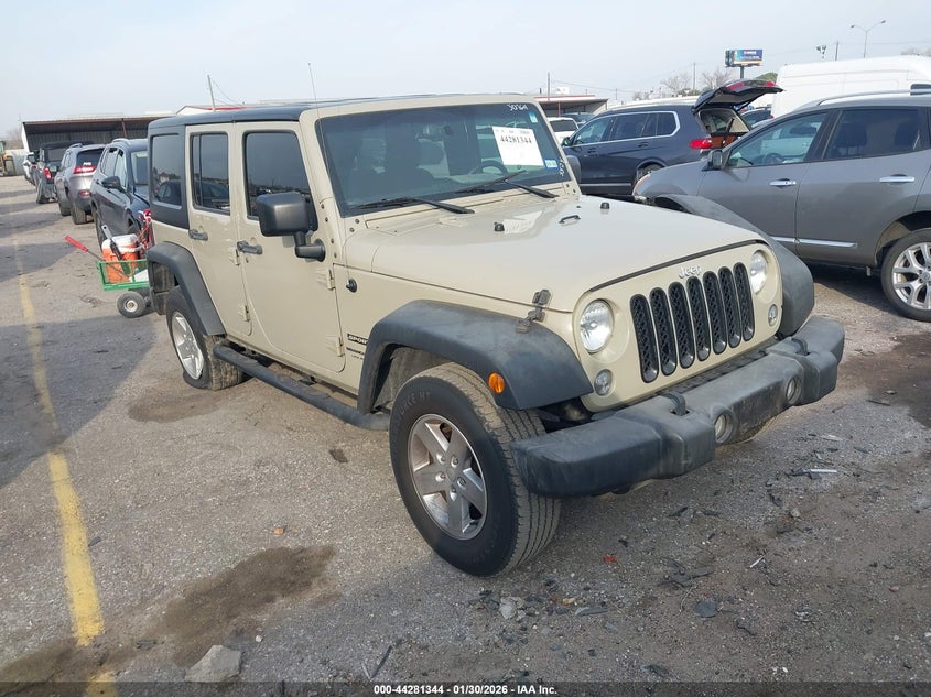 2018 Jeep Wrangler Jk Unlimited Sport S 4X4