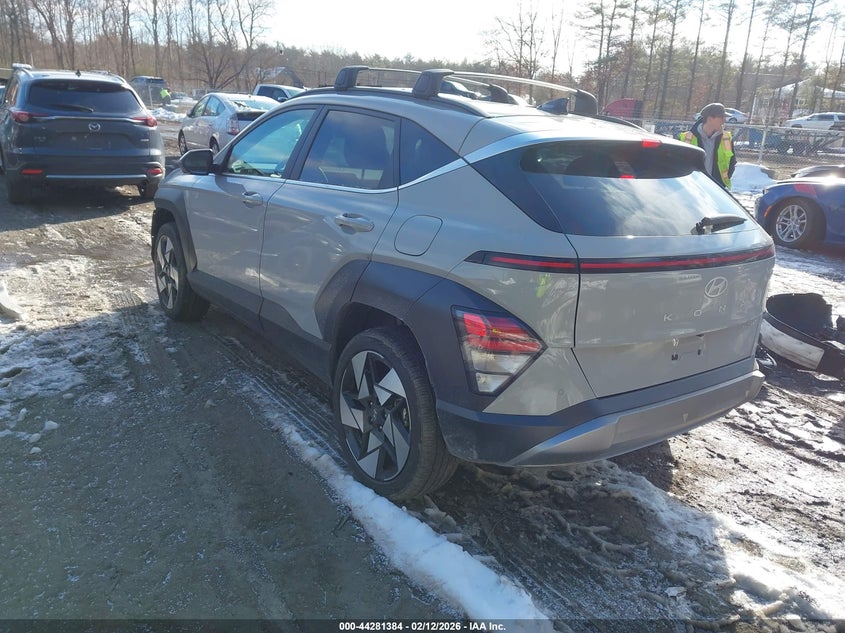 Vin: km8heca33tu345482, lot: 44777720, hyundai kona limited 20263