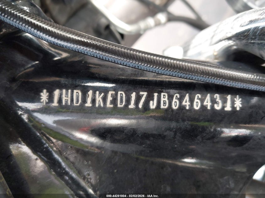 2018 Harley-Davidson Flhtk Ultra Limited VIN: 1HD1KED17JB646431 Lot: 44281804