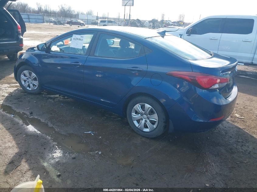 2016 Hyundai Elantra Se