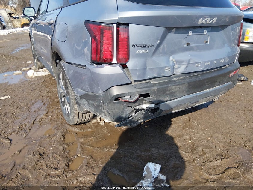 2022 Kia Sorento X-Line Ex VIN: 5XYRHDLF3NG138818 Lot: 44281915