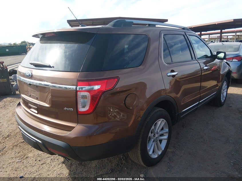 2012 Ford Explorer 3.5 Xlt brown Lot 111044282295 Vin 1FMHK8D87CGA65530