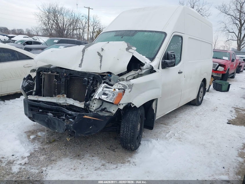 Vin: 1n6bf0ly5jn803834, lot: 44779247, nissan nv cargo nv2500 hd sv v6 20182