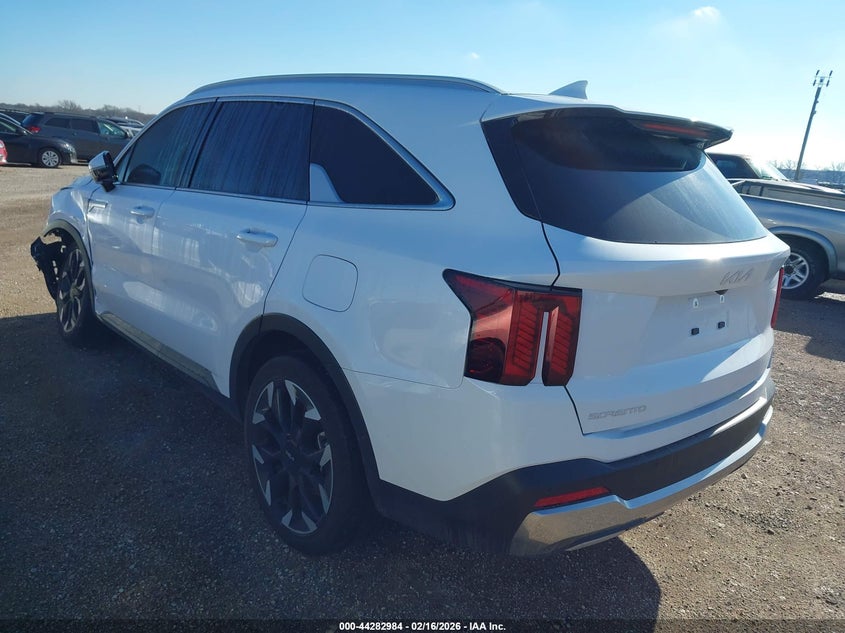 Vin: 5xyrk4jf1rg268994, lot: 44779320, kia sorento sx 20243