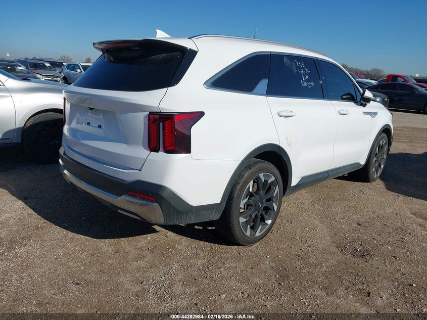 Vin: 5xyrk4jf1rg268994, lot: 44779320, kia sorento sx 20244