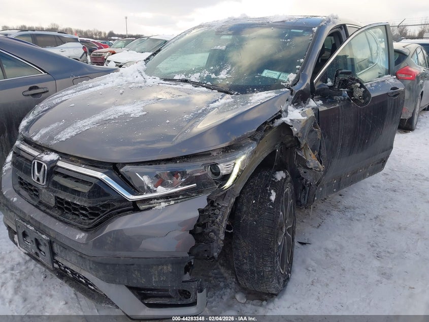 2021 Honda Cr-v 1.5 Cr-V Awd Ex-L grey Lot 111044283348 Vin 2HKRW2H83MH682425