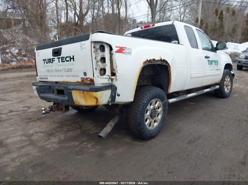 2012 Gmc SIERRA 6.0 2500Hd Sle white Lot 111044283547 Vin 1GT220CG2CZ243854