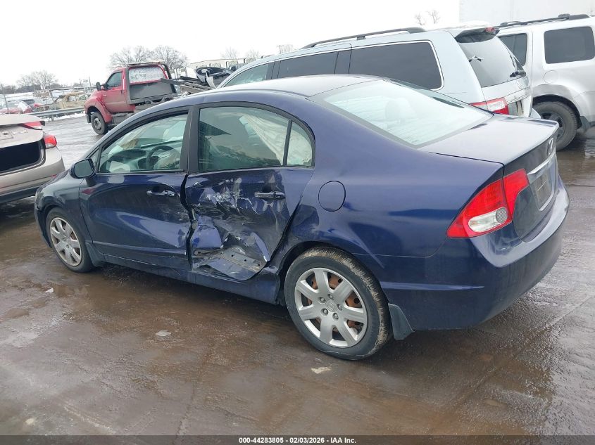 2009 Honda Civic Lx VIN: 1HGFA16579L008884 Lot: 44283805