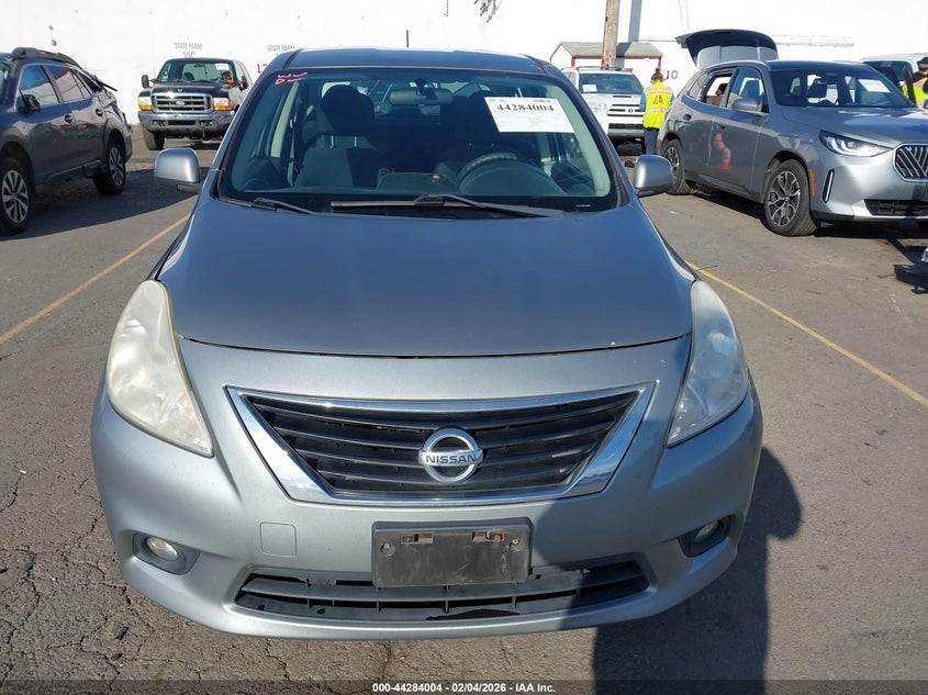 2012 Nissan Versa 1.6 1.6 Sl silver Lot 111044284004 Vin 3N1CN7AP9CL922666