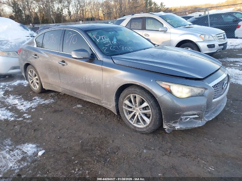 2014 Infiniti Q50 Premium VIN: JN1BV7AR0EM705545 Lot: 44284327