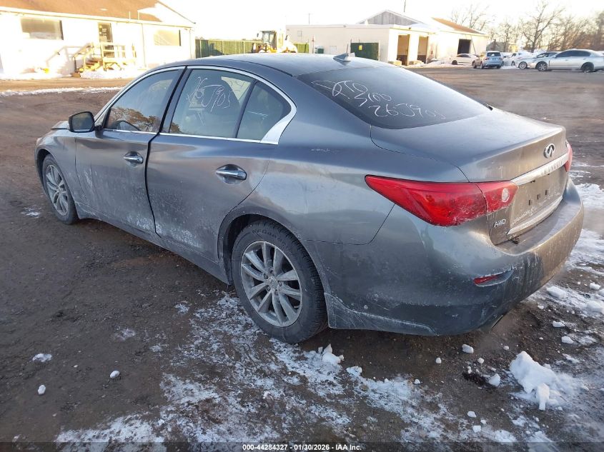 2014 Infiniti Q50 Premium VIN: JN1BV7AR0EM705545 Lot: 44284327