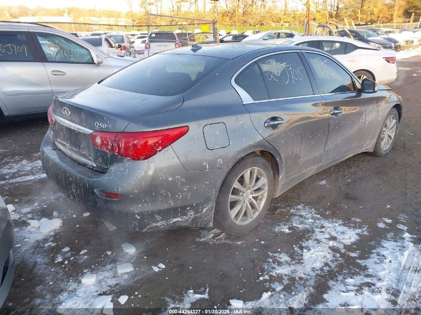 2014 Infiniti Q50 Premium VIN: JN1BV7AR0EM705545 Lot: 44284327