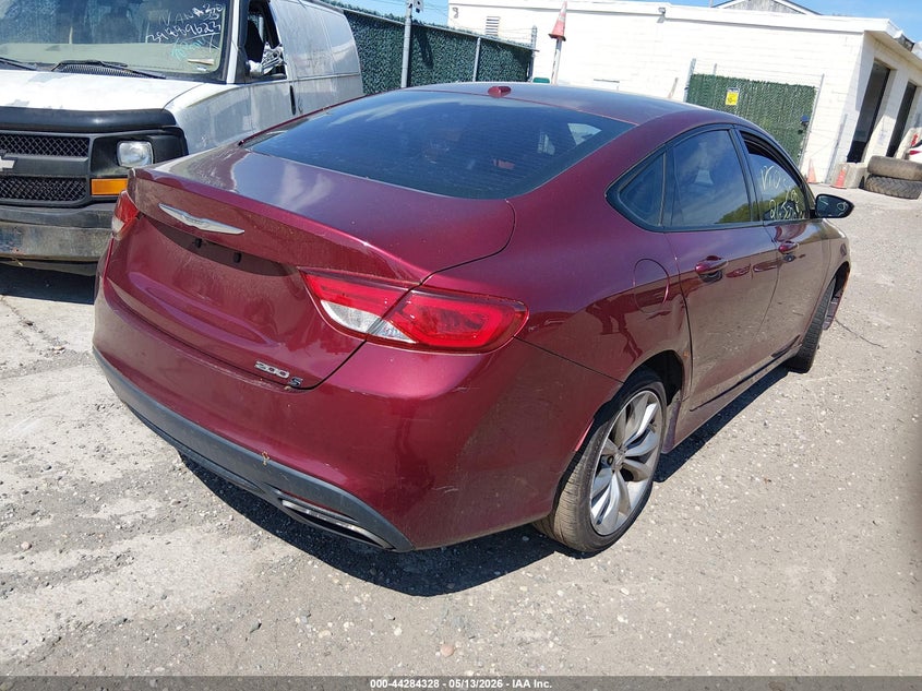 Vin: 1c3cccbb3fn729369, lot: 44780664, chrysler 200 s 20154