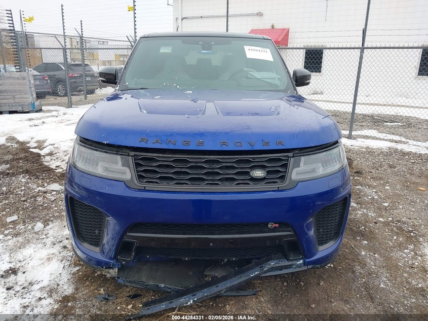 2018 Land Rover Range Rover Sport Svr VIN: SALWZ2SE6JA189388 Lot: 44284331
