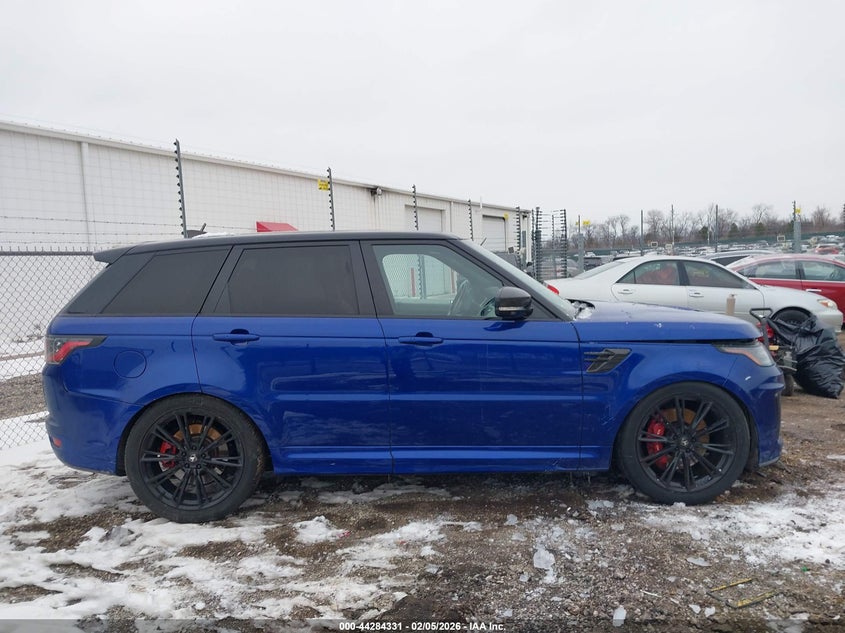 2018 Land Rover Range Rover Sport Svr VIN: SALWZ2SE6JA189388 Lot: 44284331