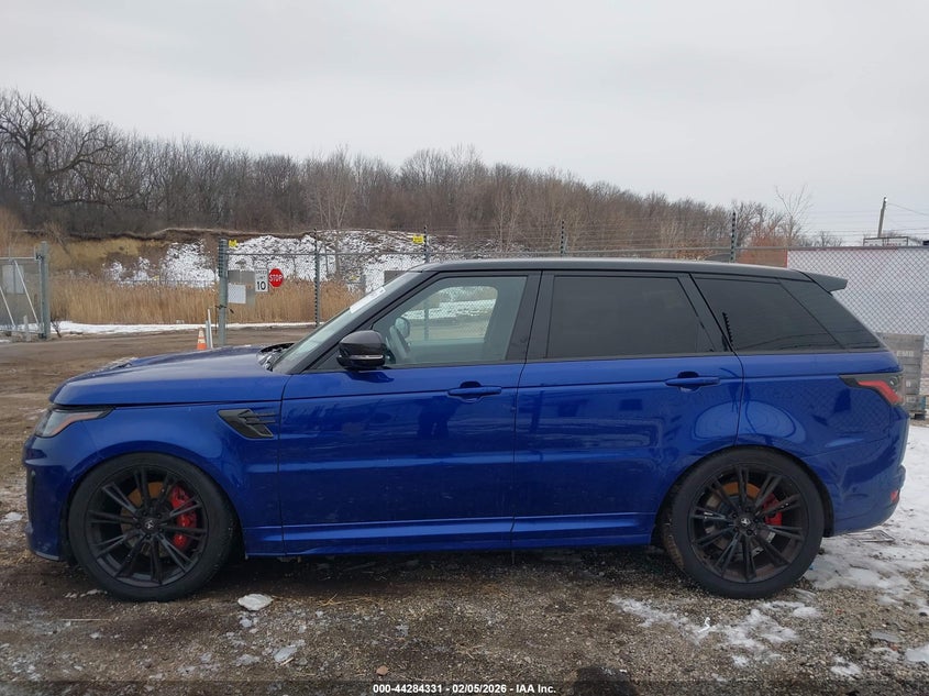 2018 Land Rover Range Rover Sport Svr VIN: SALWZ2SE6JA189388 Lot: 44284331