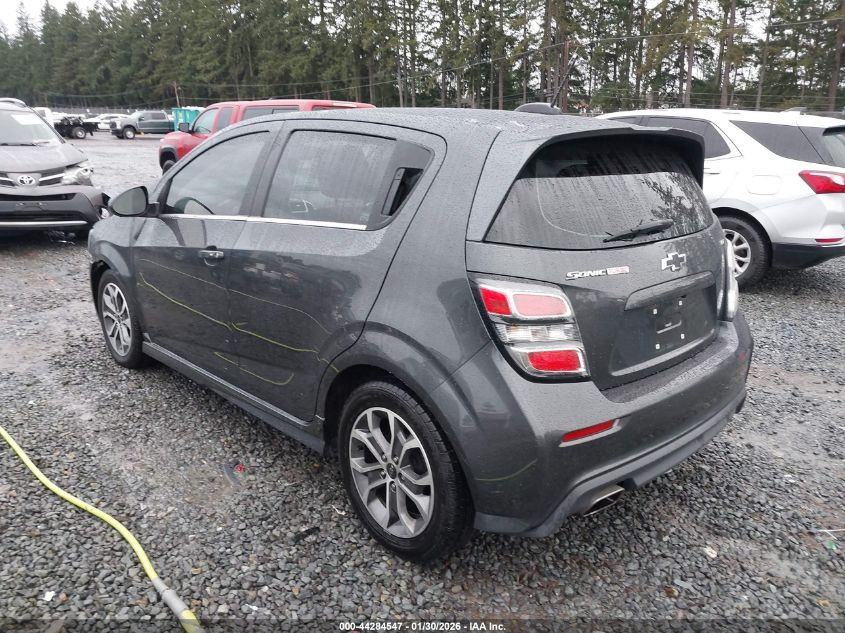 2018 Chevrolet Sonic Lt Auto