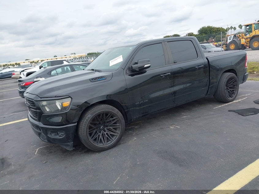 Vin: 1c6rreftxmn658436, lot: 44780887, ram 1500 big horn  4x2 5'7 box 20212