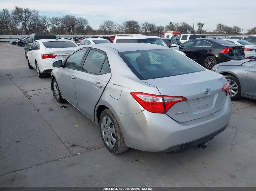 2016 Toyota Corolla Le