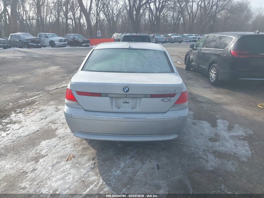 2002 BMW 745Li VIN: WBAGN63452DR05568 Lot: 44284794