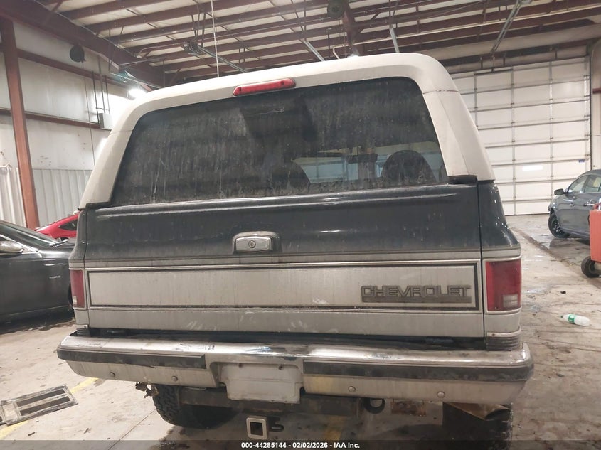 1989 Chevrolet Blazer V10 VIN: 1GNEV18K2KF109456 Lot: 44285144