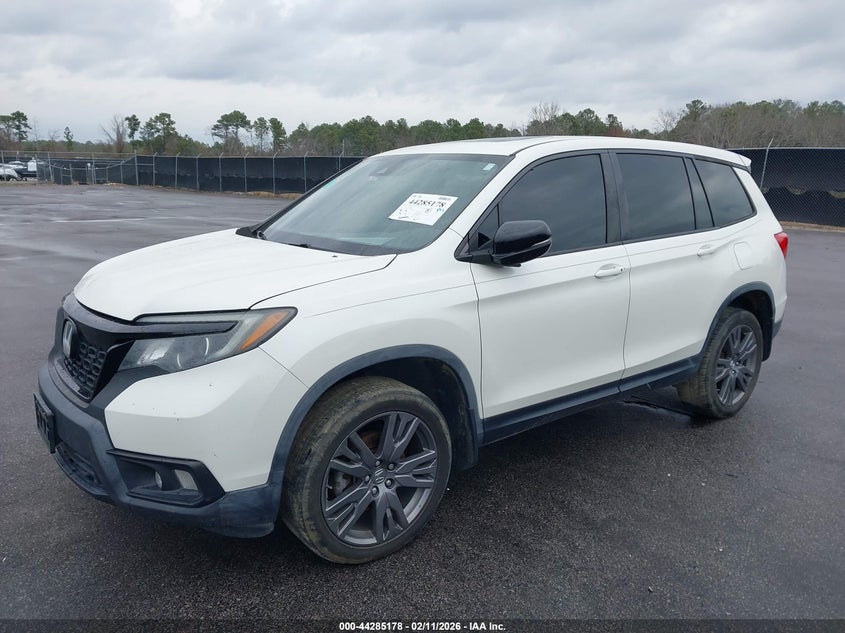Vin: 5fnyf8h53kb012096, lot: 44781514, honda passport ex-l 20192