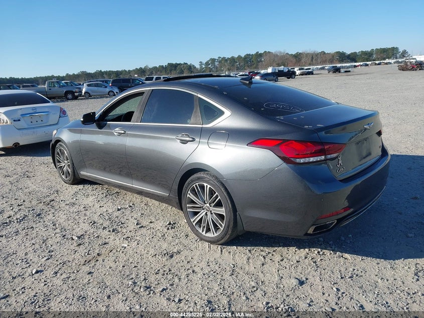 Vin: kmhgn4je2ju272069, lot: 44781561, genesis g80 3.8 20183