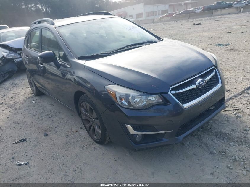 2016 Subaru Impreza 2.0I Sport Premium