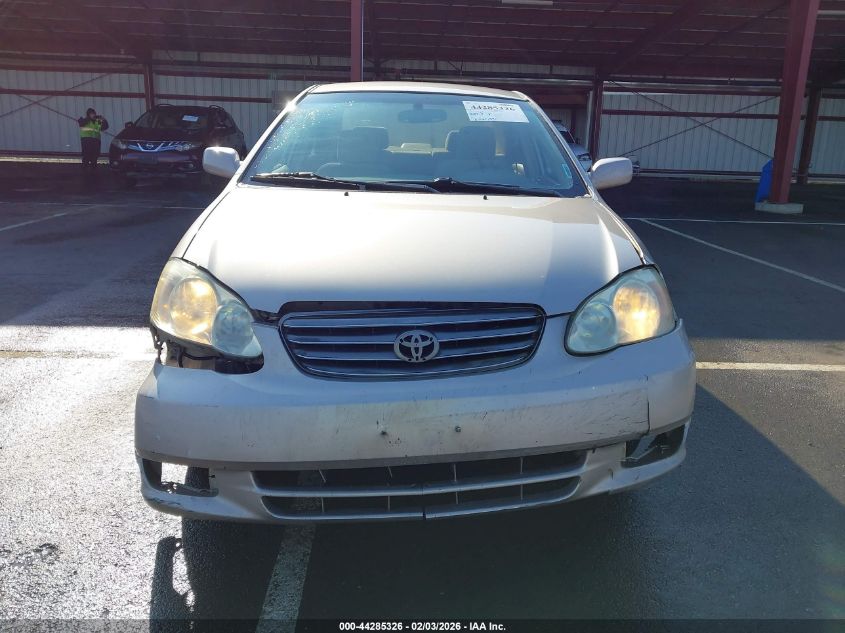 2003 Toyota Corolla Le VIN: 1NXBR38E13Z098562 Lot: 44285326