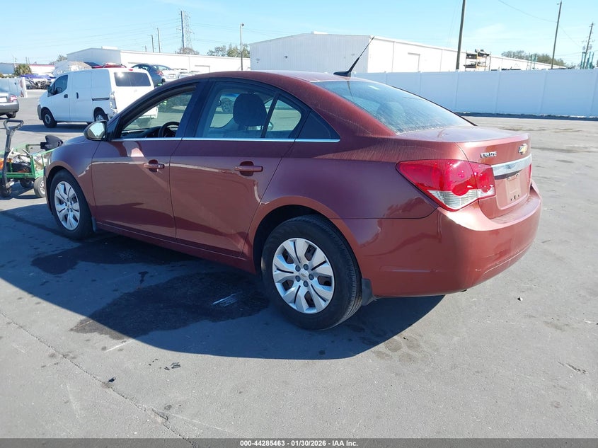 Vin: 1g1pc5sh5c7202746, lot: 44781799, chevrolet cruze ls 20123