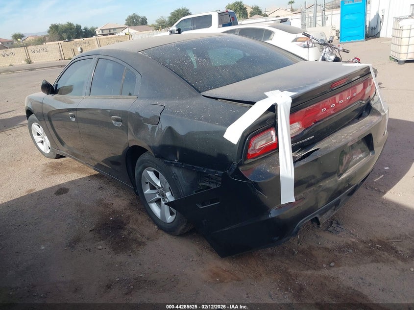 Vin: 2c3cdxbg6dh671165, lot: 44781861, dodge charger se 20133