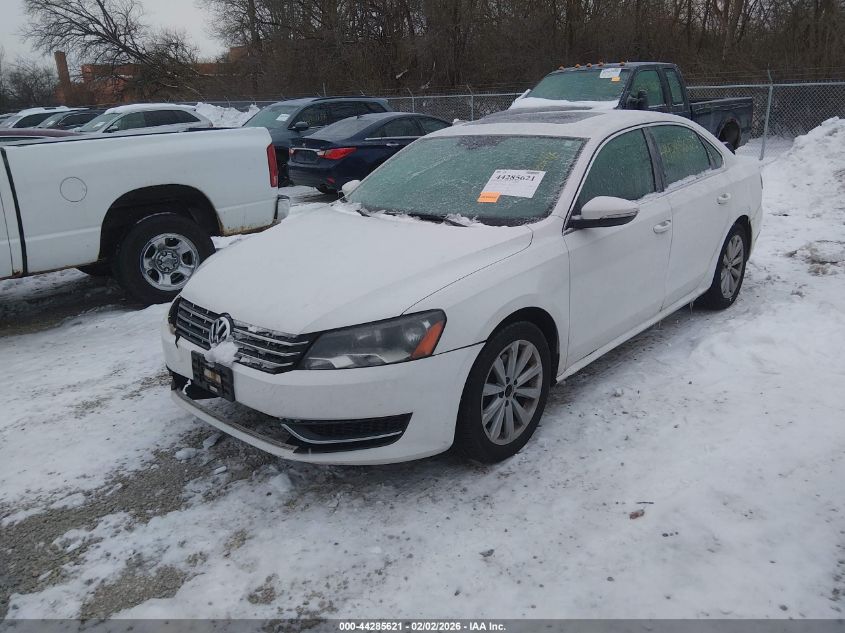 2012 Volkswagen Passat 2.5L Sel