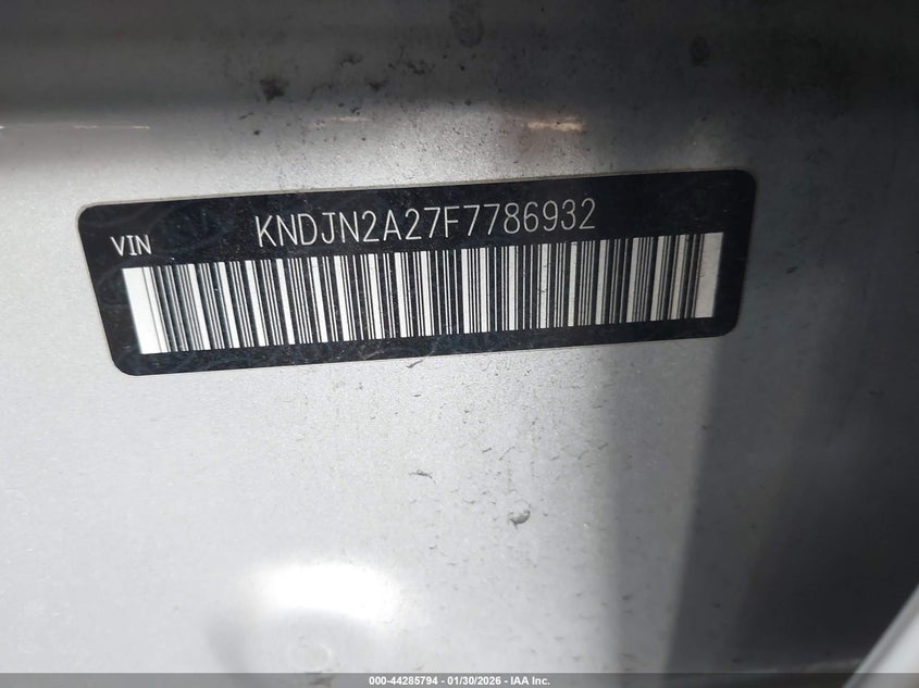 2015 Kia Soul VIN: KNDJN2A27F7786932 Lot: 44285794