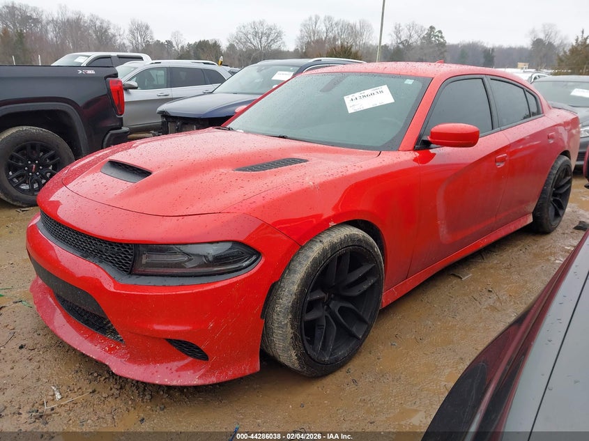 Vin: 2c3cdxgj2kh687042, lot: 44782374, dodge charger scat pack rwd 20192