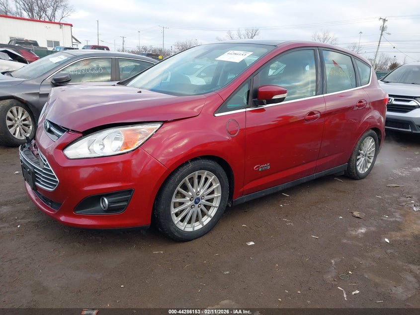 Vin: 1fadp5cu5el512843, lot: 44782489, ford c-max energi sel 20142