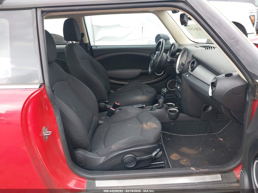 2012 Mini Cooper 1.6 red Lot 111044286292 Vin WMWSU3C54CT254848