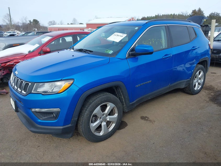 Vin: 3c4njdbb4kt792569, lot: 44782875, jeep compass latitude 4x4 20192