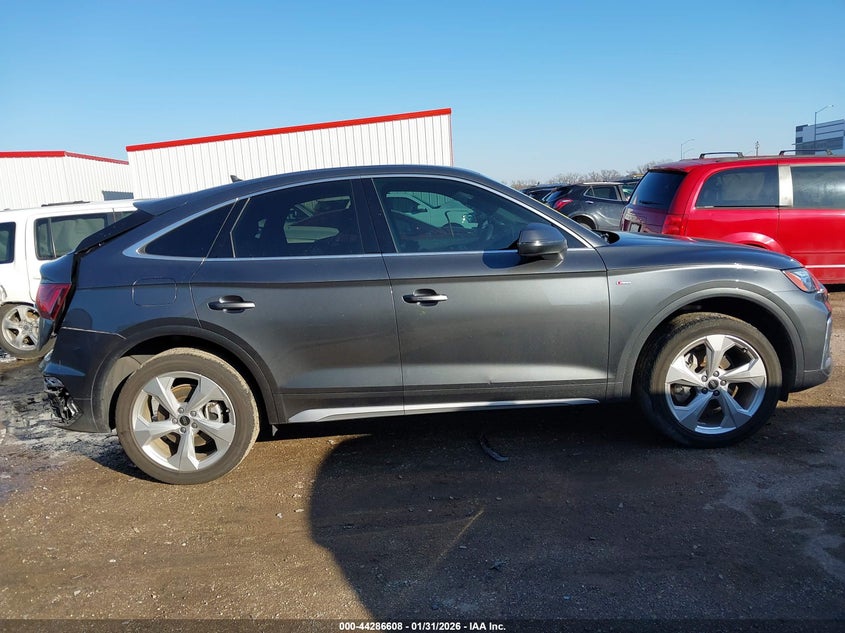 2023 Audi Q5 Sportback Premium Plus 45 Tfsi S Line Quattro S Tronic VIN: WA15AAFY3P2134628 Lot: 44286608