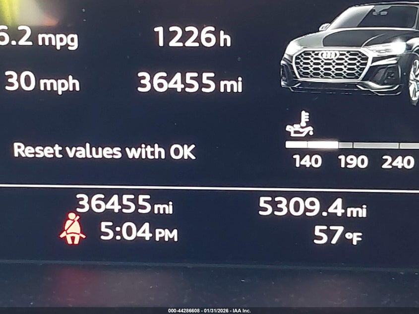 2023 Audi Q5 Sportback Premium Plus 45 Tfsi S Line Quattro S Tronic VIN: WA15AAFY3P2134628 Lot: 44286608