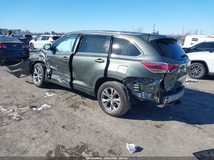 2014 Toyota Highlander Xle V6
