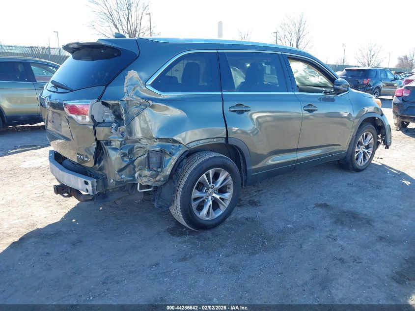 2014 Toyota Highlander Xle V6