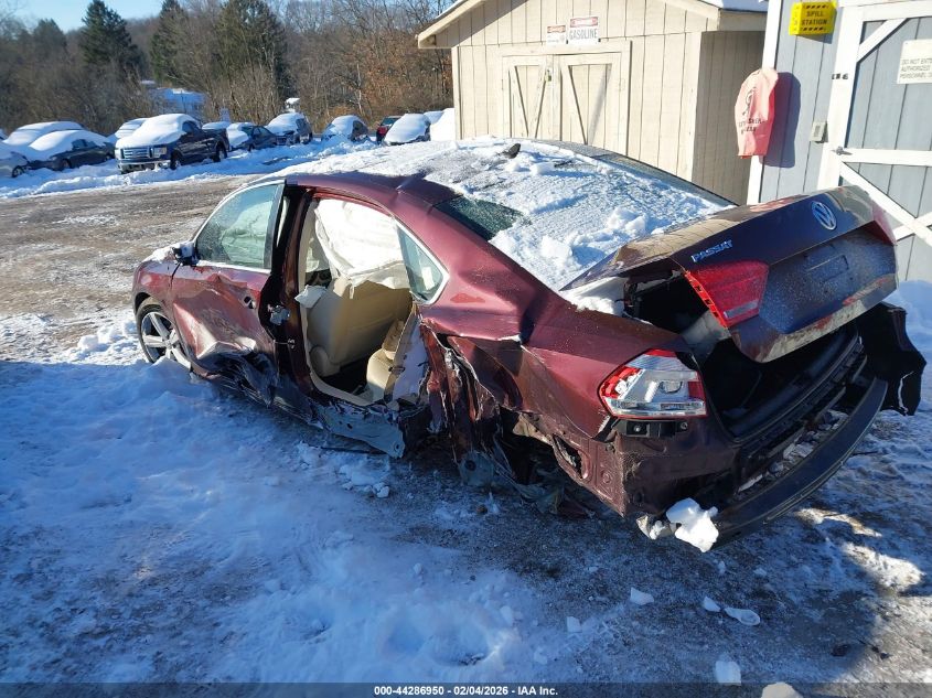 2012 Volkswagen Passat 2.5L Se
