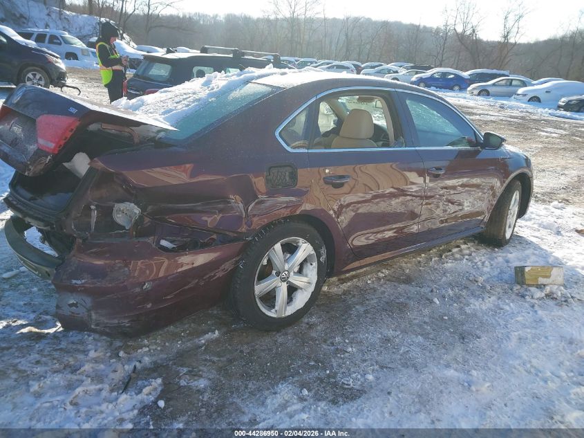 2012 Volkswagen Passat 2.5L Se