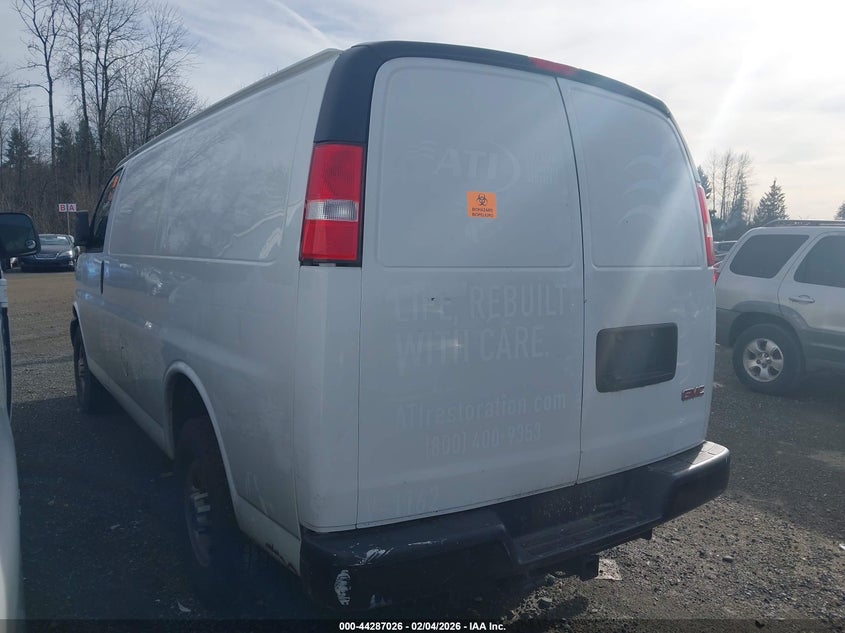 2020 GMC Savana Cargo Rwd 2500 Regular Wheelbase Work Van