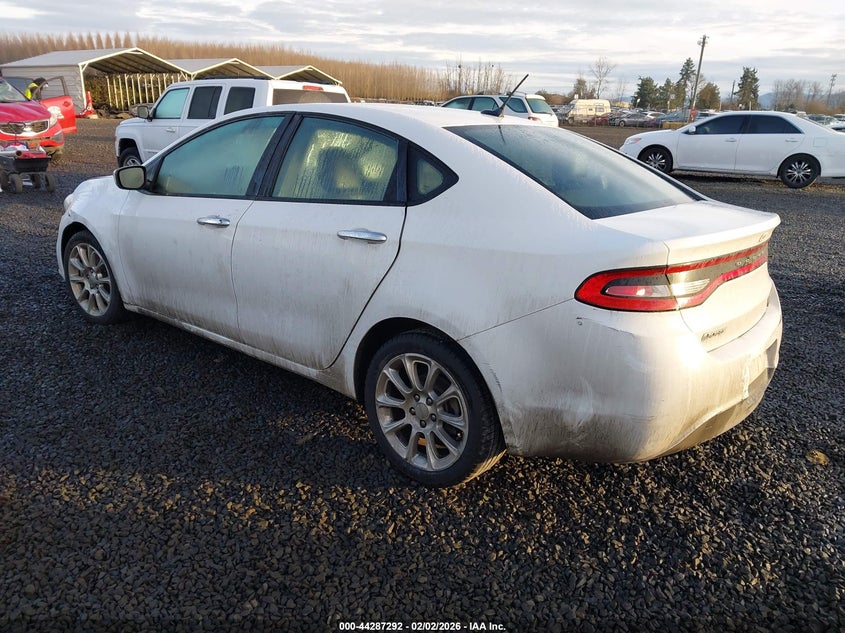Vin: 1c3cdfca9dd346480, lot: 44783628, dodge dart limited 20133