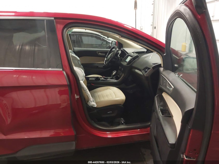 2018 Ford Edge 2.0 Sel red Lot 111044287650 Vin 2FMPK4J90JBC40481