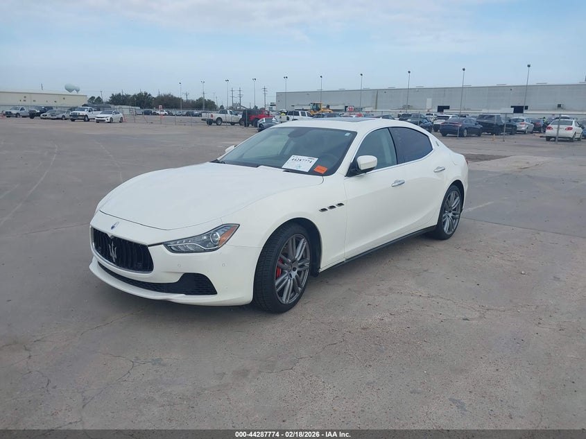 Vin: zam57xsa7h1218745, lot: 44784110, maserati ghibli 20172